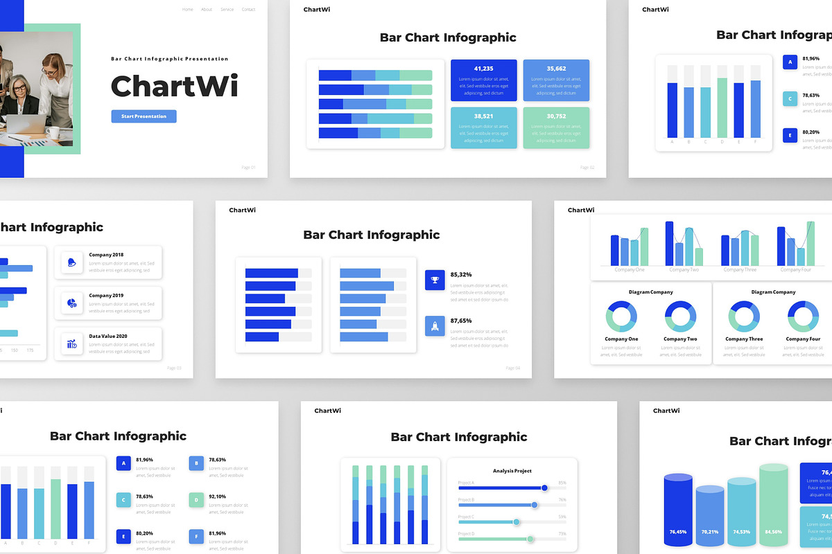 ChartWi - Bar Chart Google Slide, a Presentation Template by GraphauseProject (Photo 6 of 6)
