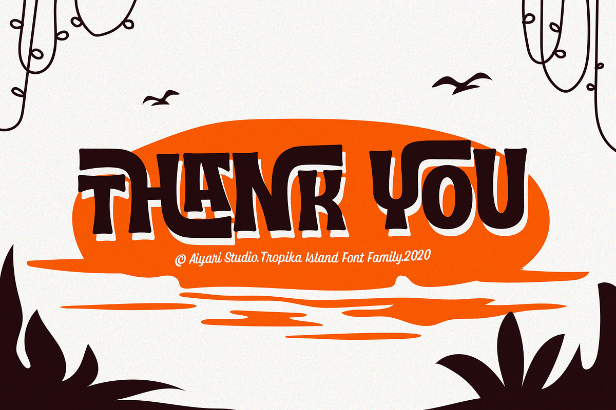 Tropika Island Font Family, a Font by Aiyari (Photo 14 of 14)