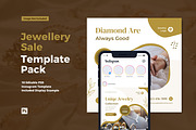 Jewellery Sale Instagram Post, a Social Media Template by CavenArt (Thumbnail 1 of 5)