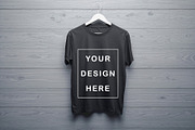 T-Shirt Mockup - Dark Gray Edition, a Shirt Mockup by ForhadGFX (Thumbnail 12 of 12)