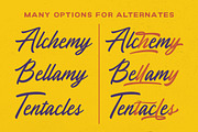 Moradine - Script Font, a Script Font by Letterhend Studio (Thumbnail 2 of 9)