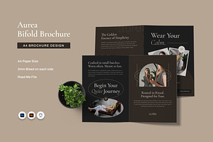 Aurea - Bifold Brochure, a Brochure Template by Fannan Studio
