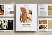 Art Exibit Catalog Brochure Template, a Brochure Template by Boris Cupac (Thumbnail 1 of 7)
