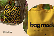 Hand Tote Bag Mockup B03, an Advertising Mockup by Northern Kraft (Thumbnail 2 of 8)