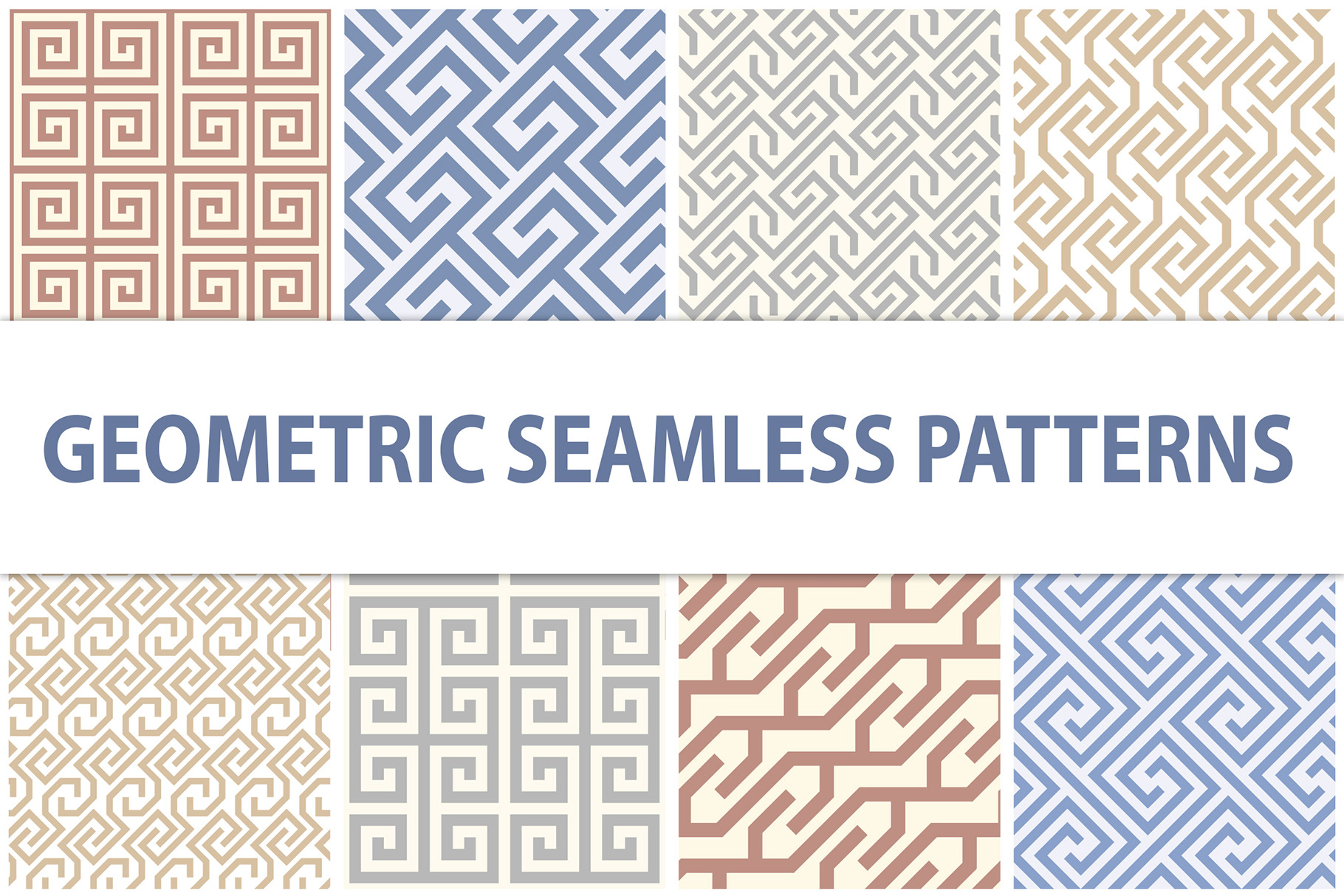 Geometric Seamless Patterns by Artspace  Creative Market