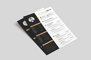 Modern Executive Resume Template, a Resume Template by Cleffon_Graphic_Studio (Thumbnail 4 of 6)