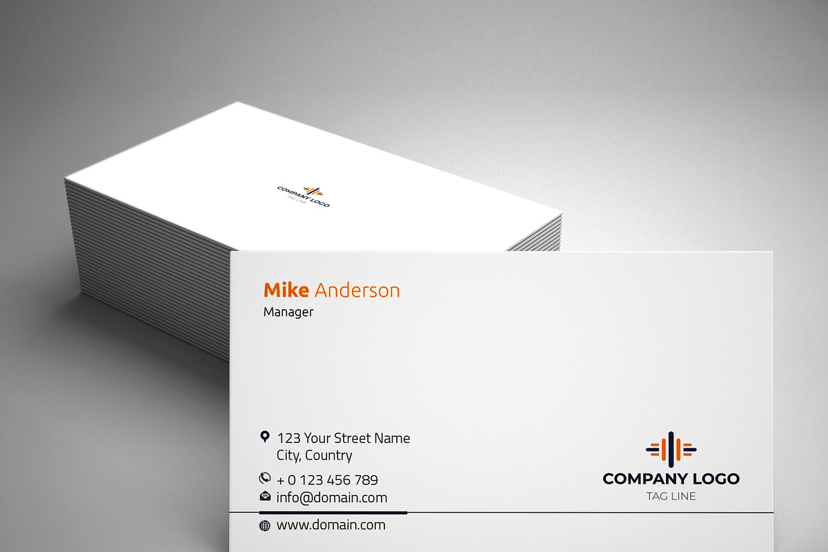 Minimal Business Card, a Business Card Template by designSultan (Photo 1 of 4)