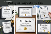 20 Creative editable Certificate, a Branding & Logo Template by Aban's World (Thumbnail 9 of 16)