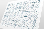 54 Grocery Store Goods - Icon Set, an Icon by Revoltan Studios (Thumbnail 2 of 2)