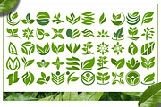 Leaf Logo Template Bundle, an Illustration by Tekuni (Thumbnail 6 of 10)