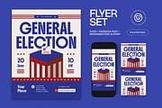 General Election Day Flyer, a Flyer Template by graphicook (Thumbnail 1 of 3)