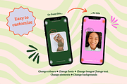 Canva Instagram templates for coach, a Social Media Template by Kurly Creative (Thumbnail 4 of 10)
