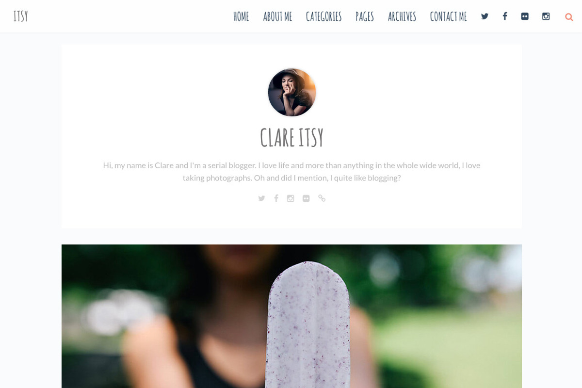 Itsy A Cutesy Little WordPress Theme, a WordPress Template by MeanThemes (Photo 5 of 5)