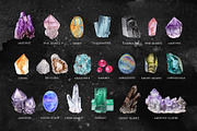 Crystalline. Crystals & Gemstones, an Illustration by Katya Zlobina (Thumbnail 2 of 17)