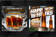 Happy Hours Post & Flyer Templates, a Templates & Theme by OnurDemircan (Thumbnail 5 of 5)
