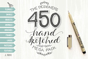 Designer's Hand Sketched Megapack, an Animal Illustration by Lisa Glanz (Thumbnail 1 of 5)