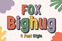 Fox Bighug : 4 Font Style