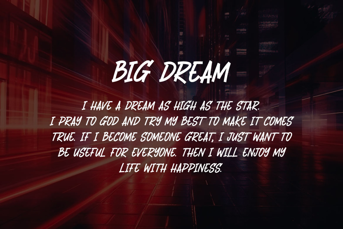 Run to Hotel - Handwriting Font, a Handwritten Font by Mightyfire (Photo 3 of 4)