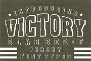 Slab Serif Victory - Athletic Jersey, a Slab Serif Font by KiddoGlyphs Studio (Thumbnail 1 of 5)