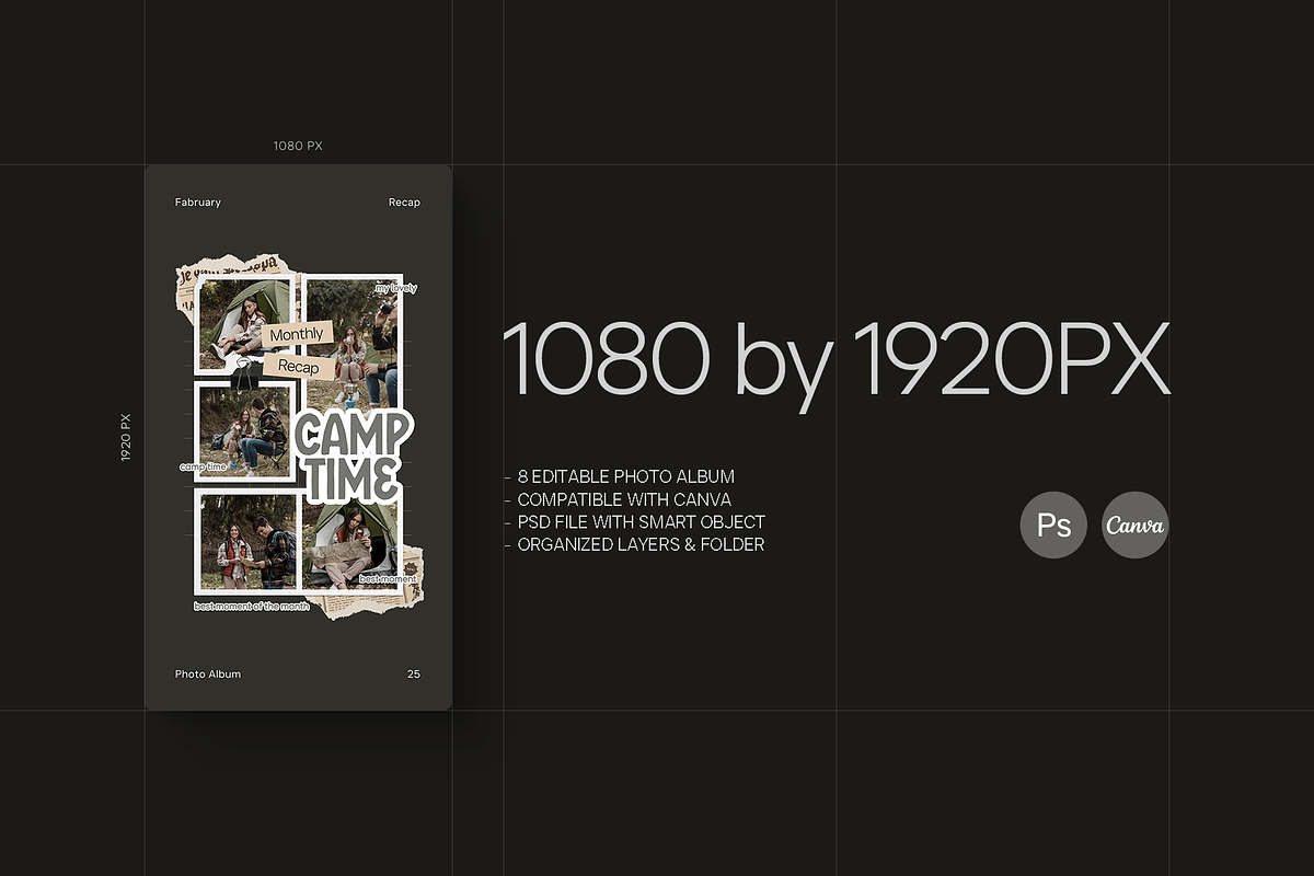 PHOTO COLLAGE | Instagram Template, a Social Media Template by Ghurafa Studio (Photo 2 of 7)