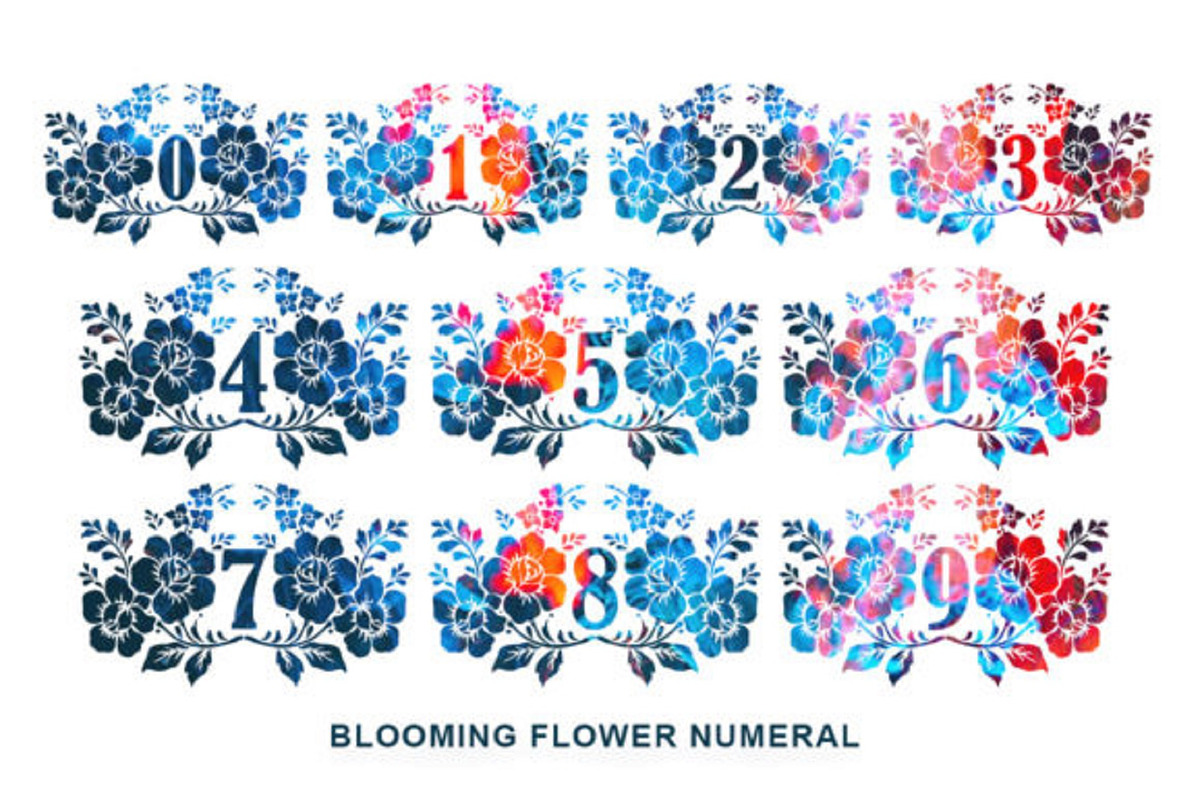 Blooming Flower Monogram Font, a Script Font by QualityGraphics (Photo 3 of 3)
