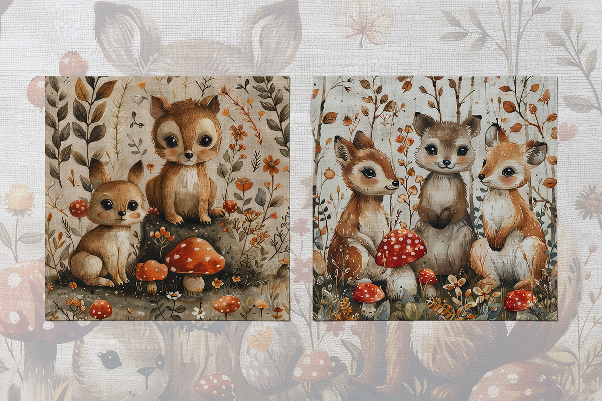 Forest Friends, a Background Graphic by Curve Design (Photo 7 of 7)