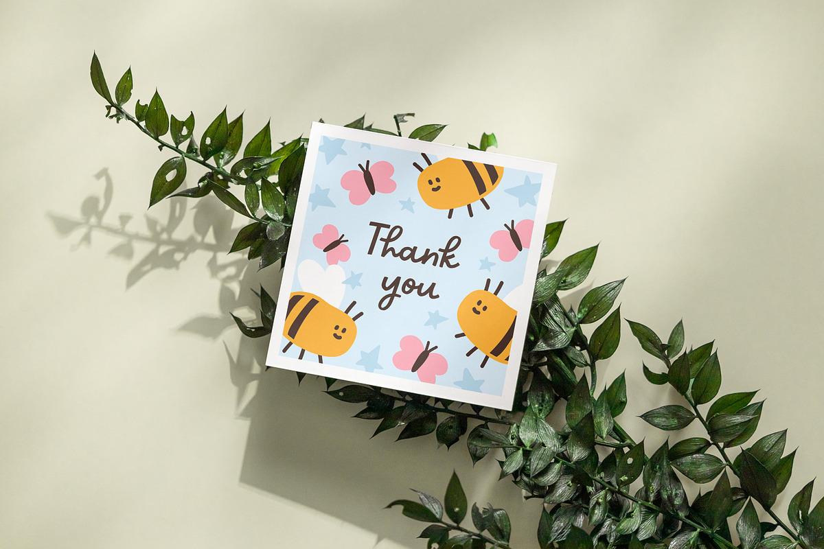Cute doodle post card designs set, a Background Graphic by Good Studio (Photo 11 of 11)