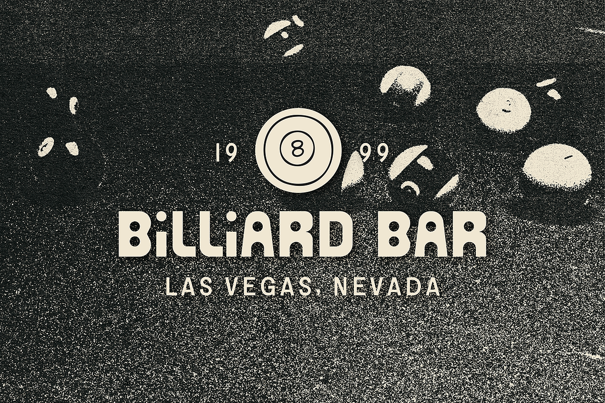 Quarter Slot Display Font, a Sans Serif Font by Pink Tiger Creative (Photo 8 of 9)