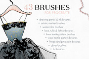 Procreate Fashion Illustration Set, a Brush Add-On by Wonderbox Creative (Thumbnail 2 of 15)