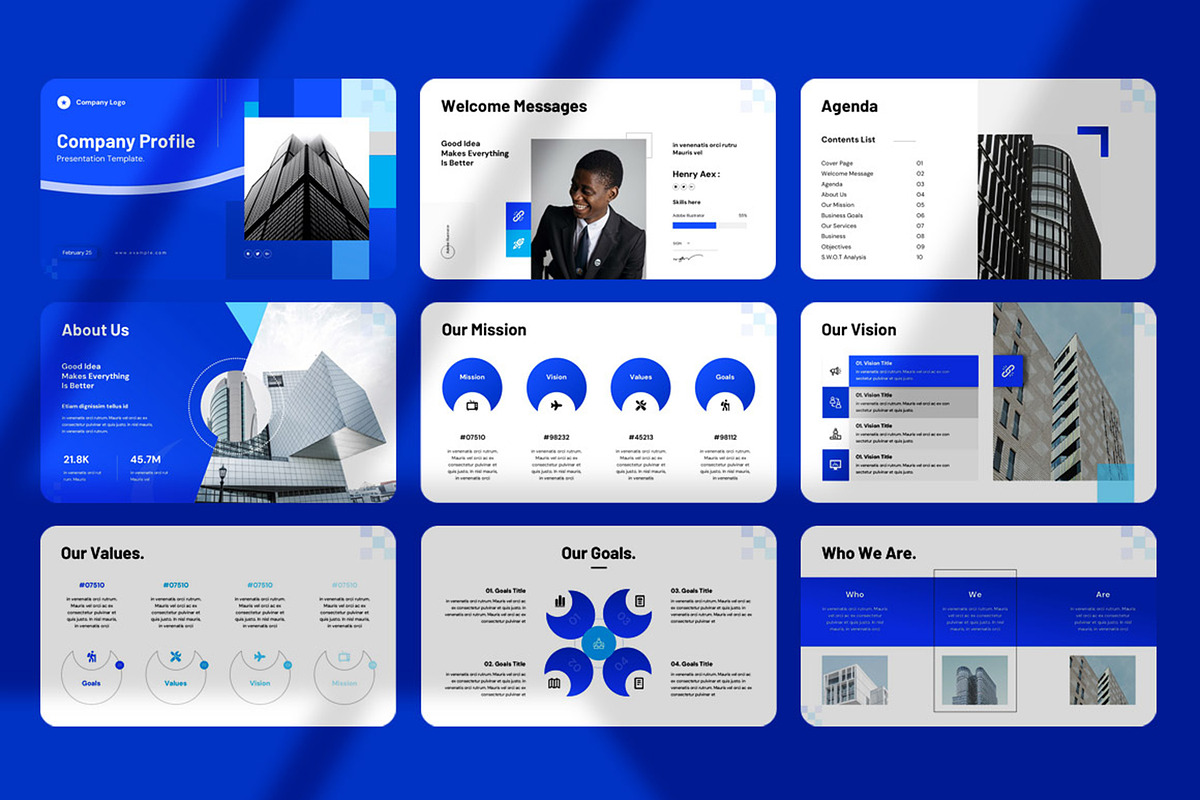 Company Profile Presentation, a Presentation Template by Dream-Lab (Photo 2 of 4)