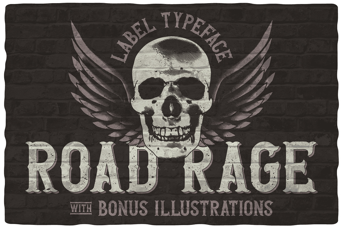 Road Rage, a Symbol Font by VozzyStock (Photo 1 of 11)