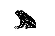 Frog Silhouette Vector Bundle, an Illustration by jahid234 (Thumbnail 5 of 46)
