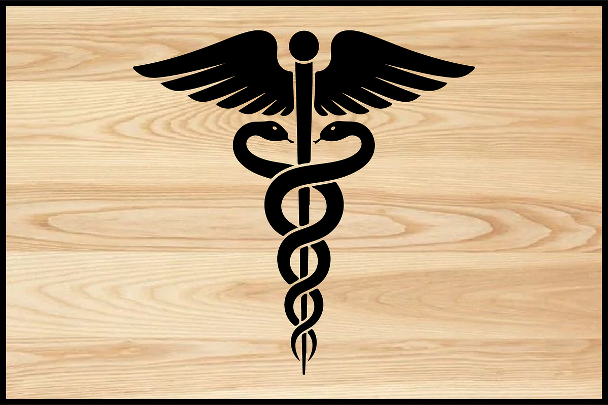 20 Caduceus Symbol Silhouette Set, an Illustration by hafijul (Photo 4 of 4)