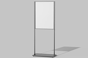 Signage Mockup - Glass & Metal Frame, a Packaging Mockup by graphicsauce (Thumbnail 2 of 4)