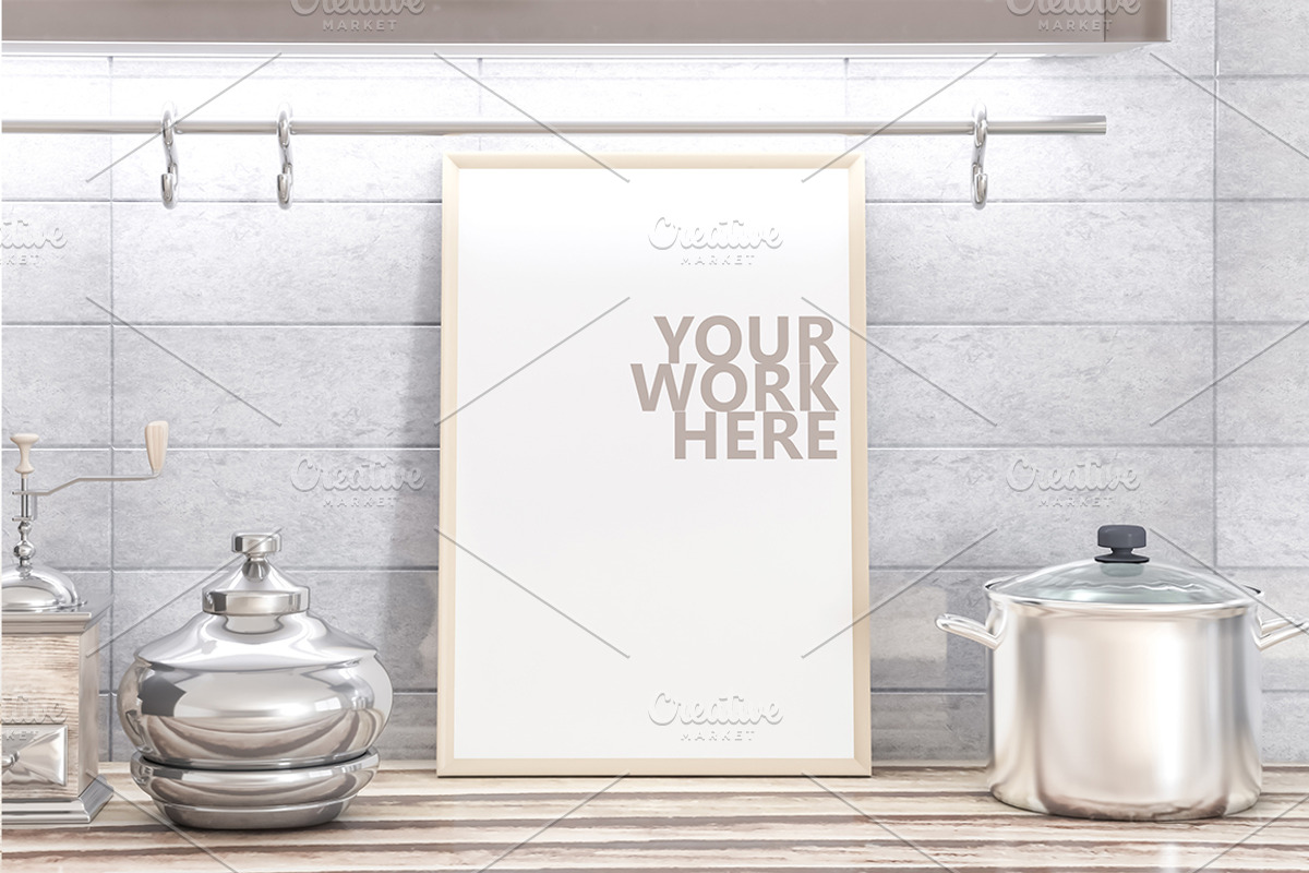 13 new PSD Frame Mockups, a Print Template by Radmila (Photo 8 of 9)