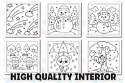 Cute Weather Coloring Book for Kids, a Decorative Illustration by Design Station (Thumbnail 4 of 7)
