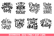 Doctor SVG bundle 40 Designs, an Illustration by ZoomkSVG (Thumbnail 2 of 7)