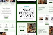 Finance Business Landing Template, a Landing Page Template by Studio K (Thumbnail 1 of 7)