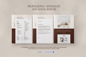 Minimalist Resume Template