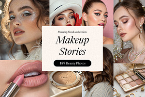 Makeup Stock Photos Bundle, a Beauty & Fashion Photo by Helospace
