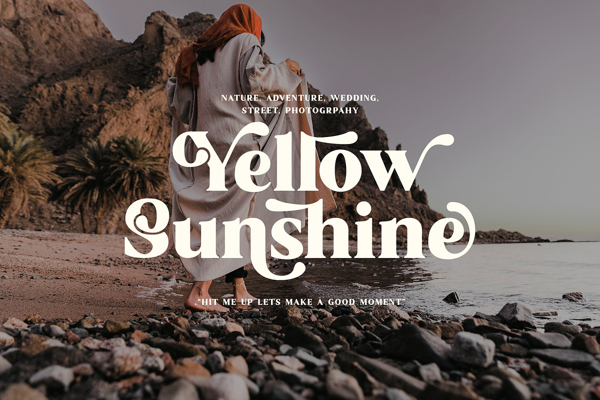 Sunshine Orange - Retro Serif Font, a Serif Font by Myn Type (Photo 13 of 13)