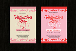 Valentine's Day Flyer, a Print Template by DesignWorkz