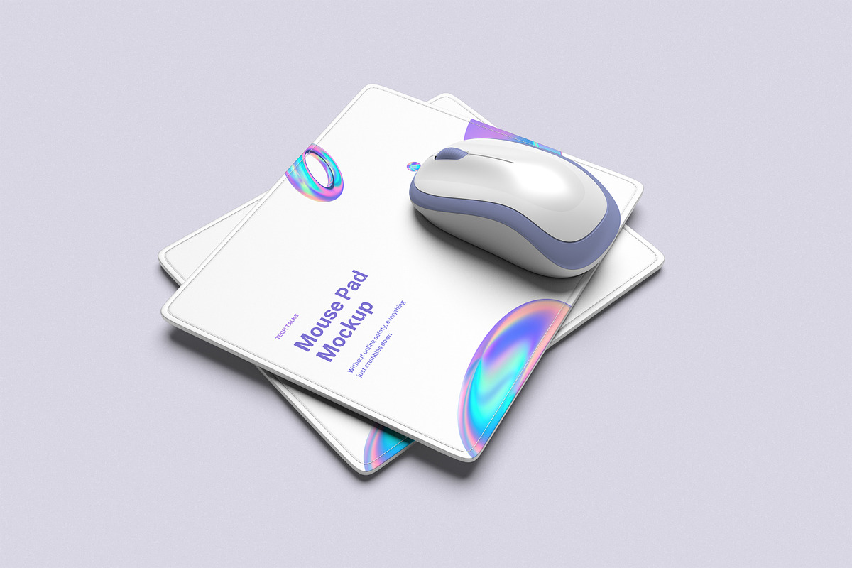 Mouse Pad Mockup, a Merchandise Mockup by Twins_studio926 (Photo 2 of 5)
