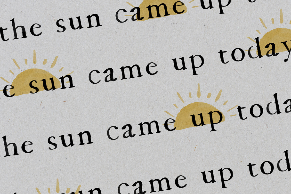 Kids Watercolor Font preview 8