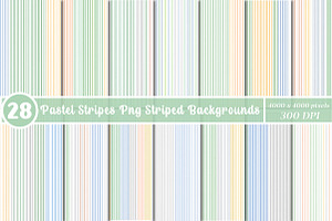 Pastel Stripes Png Striped, a Pattern Graphic by SinaCreation