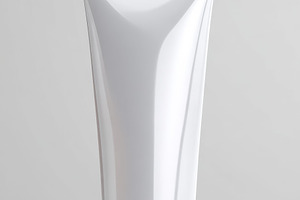 Sleek empty cosmetic tube for skincare products, a Beauty & Fashion Photo by AlyaAnd