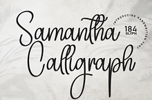 Samantha Calligraph | Script Font