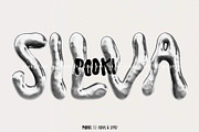 Display font POOKI | 3D metal bubble, a Font by ana & yvy (Thumbnail 14 of 18)