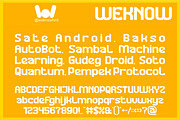 Makanan Indonesia font, a Sans Serif Font by weknow (Thumbnail 6 of 9)