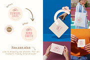 Cowgirl Hat Logo Branding Kit, a Branding & Logo Template by Hell Yeah Designs (Thumbnail 6 of 7)